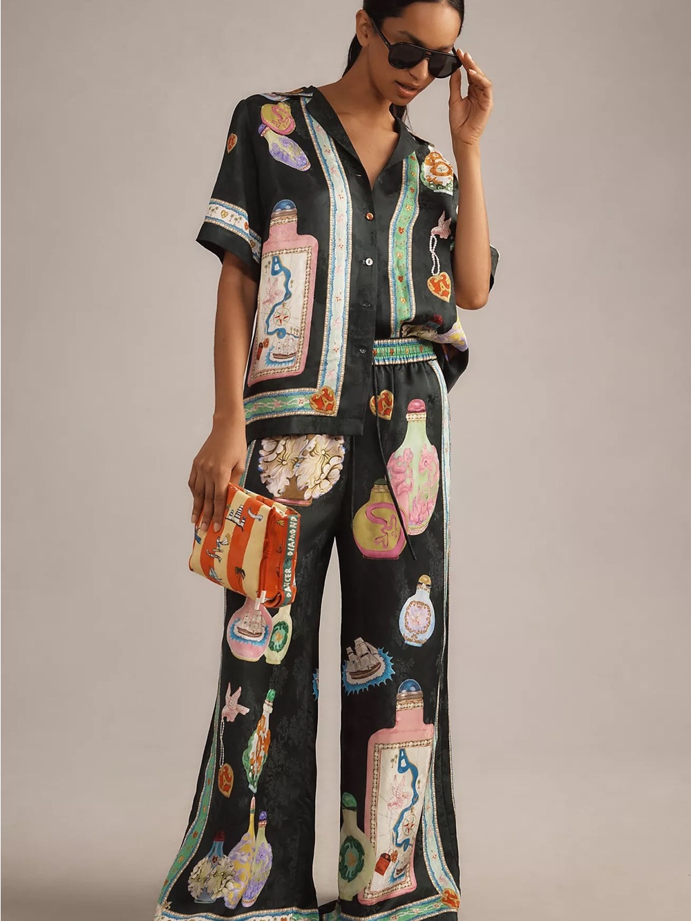 Alemais Royal Shirt & Pants set NWOT AU6 US2